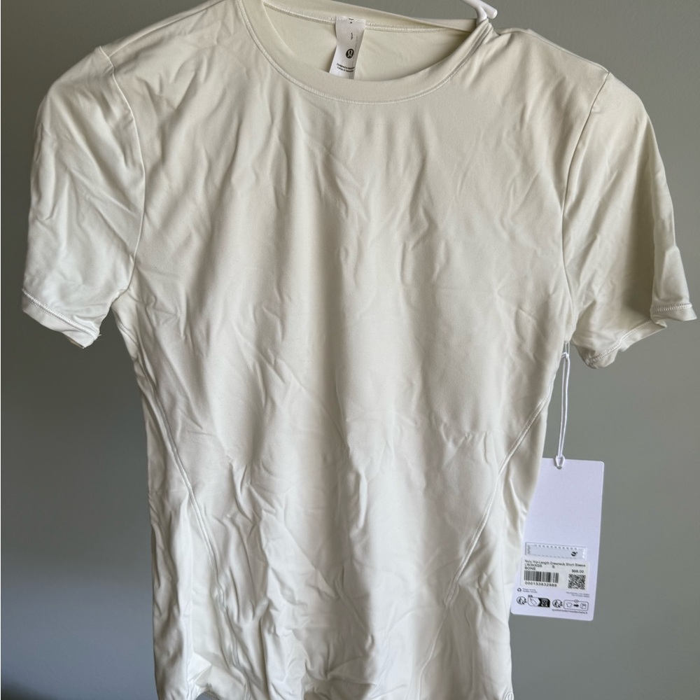 lululemon athletica Cream Short Sleeve Tee